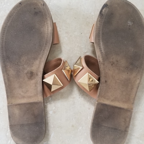 Steve madden tan gold studded sandals - Picture 6 of 6